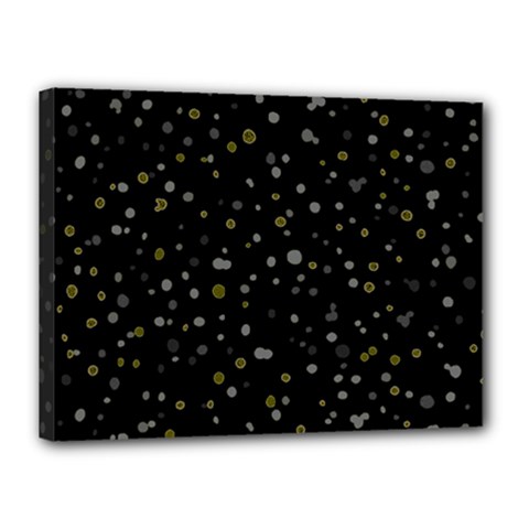 Dots Pattern Canvas 16  X 12  by ValentinaDesign
