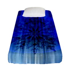 Background Christmas Star Fitted Sheet (single Size) by Nexatart