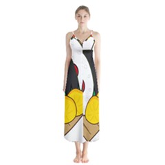 Sushi Food Japans Button Up Chiffon Maxi Dress by Mariart