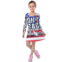 Dont Grab My Kids  Long Sleeve Velvet Dress by Valentinaart