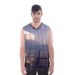 Sailing Into The Storm Men s Basketball Tank Top by oddzodd