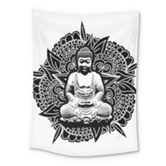 Ornate Buddha Medium Tapestry by Valentinaart