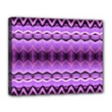 Purple Pink Zig Zag Pattern Canvas 14  x 11  View1