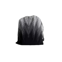 Feather Graphic Design Background Drawstring Pouches (small)  by BangZart