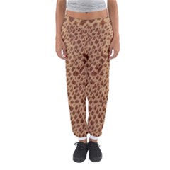 Giraffe Pattern Animal Print Women s Jogger Sweatpants by paulaoliveiradesign