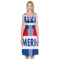 America 1769750 1280 Midi Sleeveless Dress by Colorfulart23