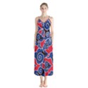 Batik Background Vector Button Up Chiffon Maxi Dress View1