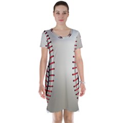 Baseball Short Sleeve Nightdress by BangZart