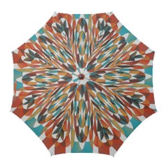 Colorful Geometric Abstract Golf Umbrellas by linceazul
