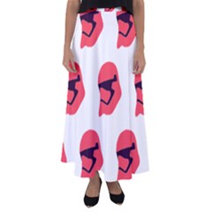 Stormtroper Pattern  Flared Maxi Skirt by paulaoliveiradesign