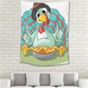Pie Turkey Eating Fork Knife Hat Medium Tapestry View2