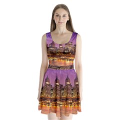 City Night Split Back Mini Dress  by BangZart