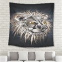 Lion Robot Square Tapestry (Large) View2