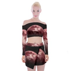 Planet Fantasy Art Off Shoulder Top With Skirt Set by BangZart