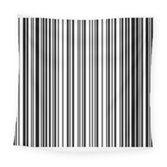 Barcode Pattern Square Tapestry (large) by BangZart
