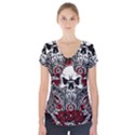 ACAB tribal Short Sleeve Front Detail Top View1
