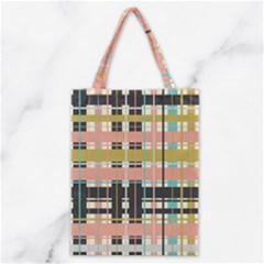 Plaid Pattern Classic Tote Bag by linceazul