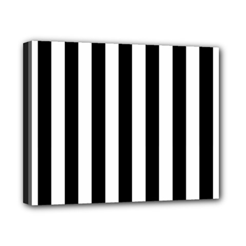 Black And White Stripes Canvas 10  X 8  by designworld65