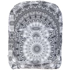 Feeling Softly Black White Mandala Full Print Backpack by designworld65