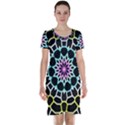 Colored Window Mandala Short Sleeve Nightdress View1