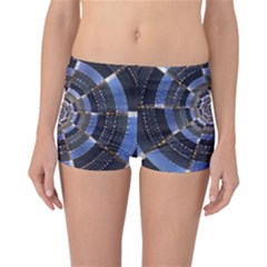 Midnight Crazy Dart Reversible Boyleg Bikini Bottoms by designworld65