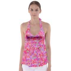The Big Pink Party Babydoll Tankini Top by designworld65