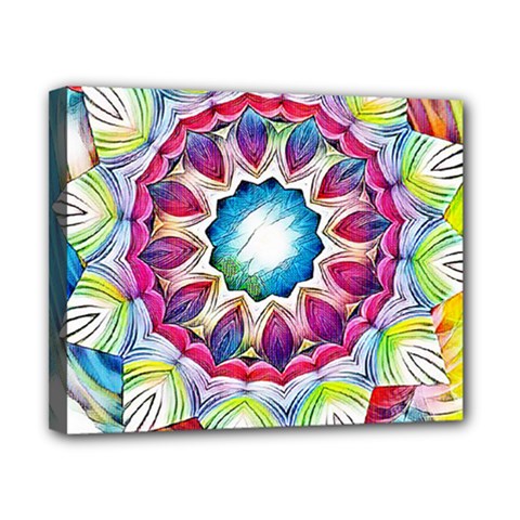 Sunshine Feeling Mandala Canvas 10  X 8  by designworld65