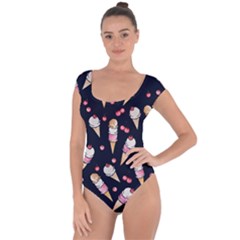 Ice Cream Lover Short Sleeve Leotard  by BubbSnugg