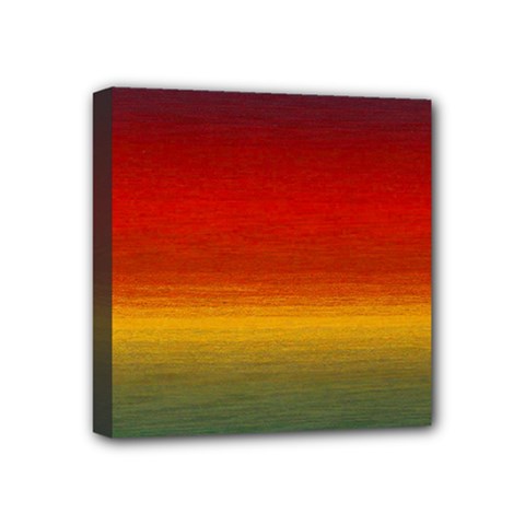 Ombre Mini Canvas 4  X 4  by ValentinaDesign