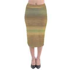 Ombre Velvet Midi Pencil Skirt by ValentinaDesign