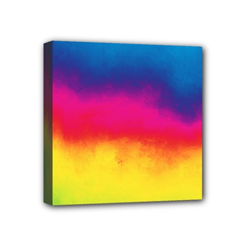 Ombre Mini Canvas 4  X 4  by ValentinaDesign