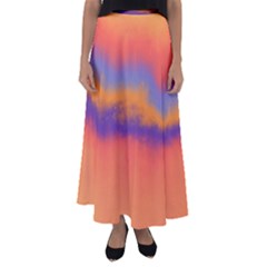 Ombre Flared Maxi Skirt by ValentinaDesign