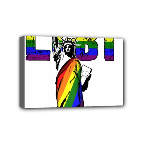 Lgbt New York Mini Canvas 6  X 4  by Valentinaart