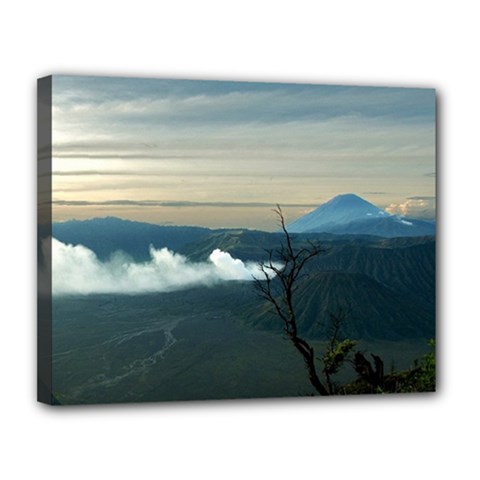 Bromo Caldera De Tenegger  Indonesia Canvas 14  X 11  by Nexatart