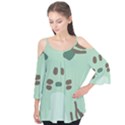 Lineless Background For Minty Wildlife Monster Flutter Tees View1