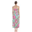 Donuts pattern Button Up Chiffon Maxi Dress View2