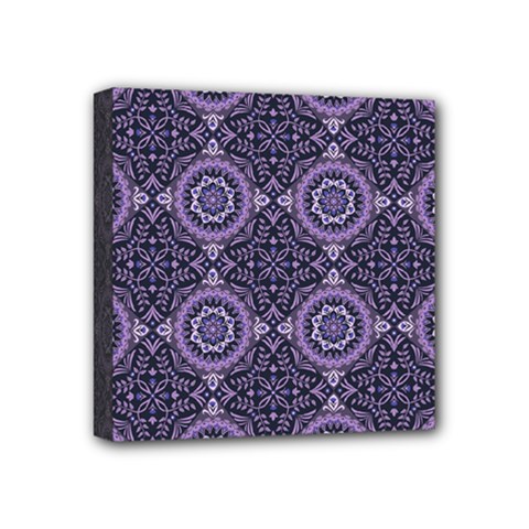 Oriental Pattern Mini Canvas 4  X 4  by ValentinaDesign