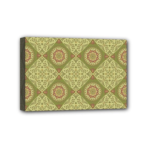Oriental Pattern Mini Canvas 6  X 4  by ValentinaDesign