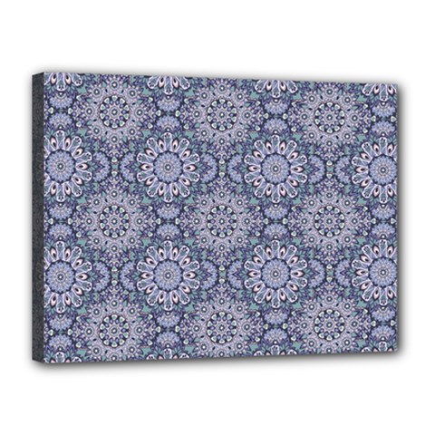 Oriental Pattern Canvas 16  X 12  by ValentinaDesign