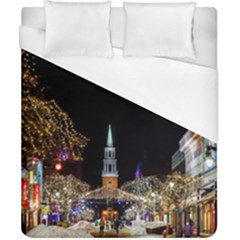 Church Decoration Night Duvet Cover (california King Size) by Nexatart