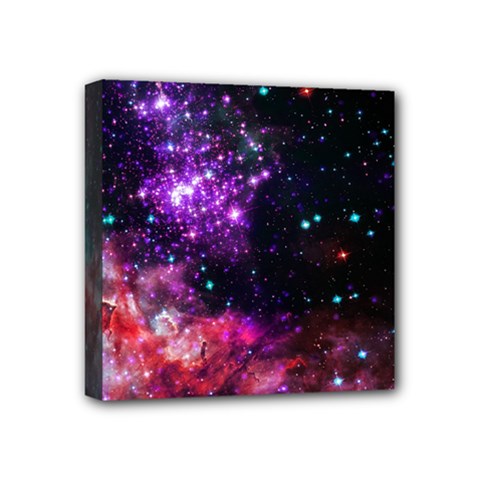 Space Colors Mini Canvas 4  X 4  by ValentinaDesign