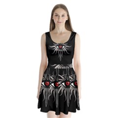 Inquisition Symbol Split Back Mini Dress  by Valentinaart