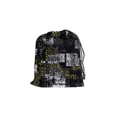 Abstract Art Drawstring Pouches (small)  by ValentinaDesign