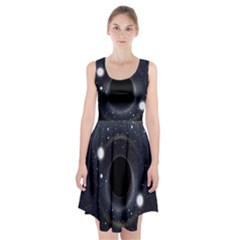 Brightest Cluster Galaxies And Supermassive Black Holes Racerback Midi Dress by Mariart