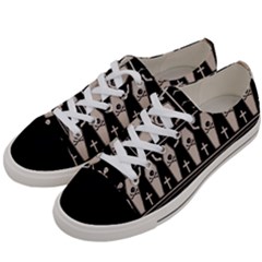Halloween Pattern Women s Low Top Canvas Sneakers by ValentinaDesign