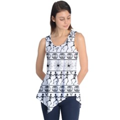 Halloween Pattern Sleeveless Tunic by ValentinaDesign