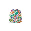 Pattern Autumn White Drawstring Pouches (XS)  View2