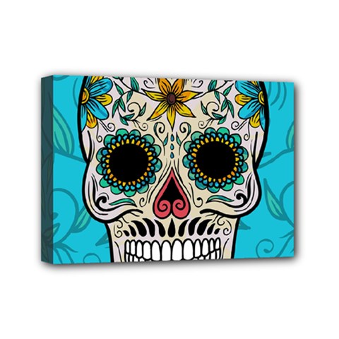 Sugar Skull New 2015 Mini Canvas 7  X 5  by crcustomgifts