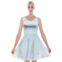 Flower Blue Polka Plaid Sexy Star Love Heart Velvet Skater Dress View1