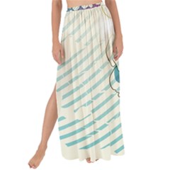 Flower Rose Purple Sunflower Lotus Maxi Chiffon Tie-up Sarong by Mariart
